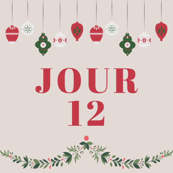 Calendrier de l'Avent - Gagnant(e) du Jour 12